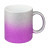 plottiX - 11oz Glitter-Tasse mit Farbverlauf Silber - Lila