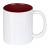plottiX - 11oz Tasse mit farbigen Innenteil - Kastanie