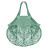 plottiX Mini Mesh Einkaufstasche 34 x 12cm - Mint Grün
