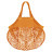 plottiX Mini Mesh Einkaufstasche 34 x 12cm - Gelb-Orange