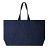 plottiX Oversized Canvas Tasche - 56 x 41 x 16 cm - French Navy