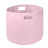 plottiX Canvas Korb - L (38 x 30 cm) - Pastellpink