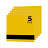 XTool 1.3mm Laser Engraving Two-Tone Plastic Sheet 30*30cm 5pcs Yellow to Black