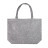 plottiX Einkaufstasche aus Filz - 49 x 39 x 13,5 cm - Grey Melange