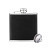 xTool Laserfähige PU-Kunstleder-Edelstahl-Taschenflasche (6 oz) - Schwarz zu Silber